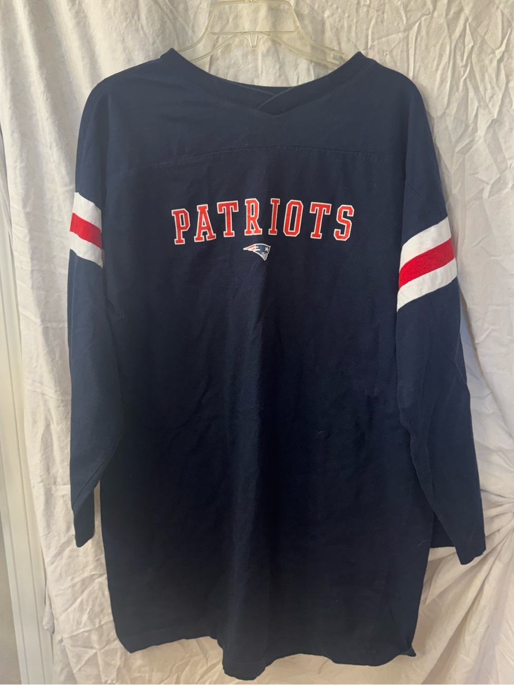 Vintage NFL New England Patriots Women’s Nightgown Sleepwear Shirt One Size Fits